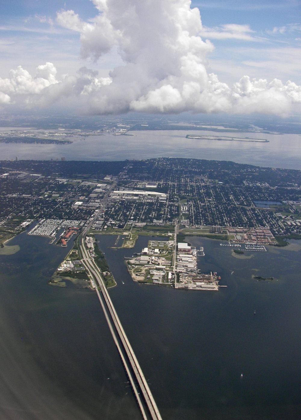 Gandy Bridge over Old Tampa Bay, Florida