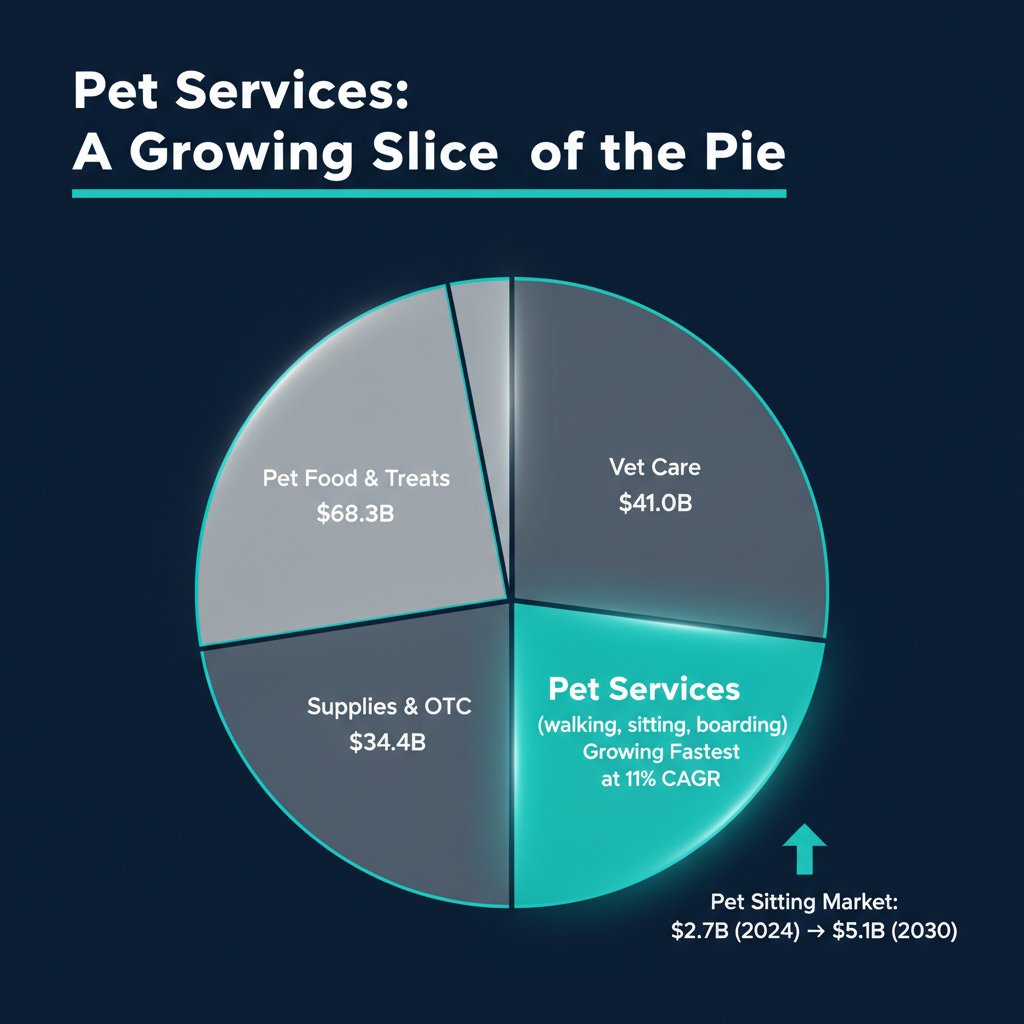 Infographic: Pet services market growth and spending breakdown