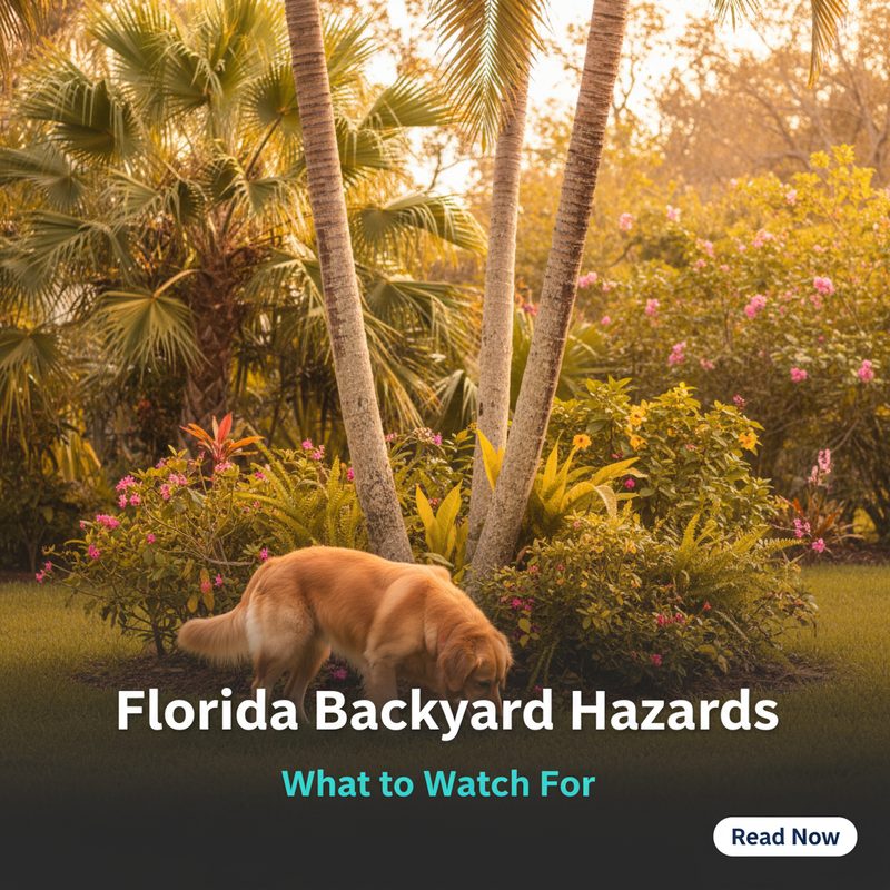 Common Florida Backyard Hazards for Dogs