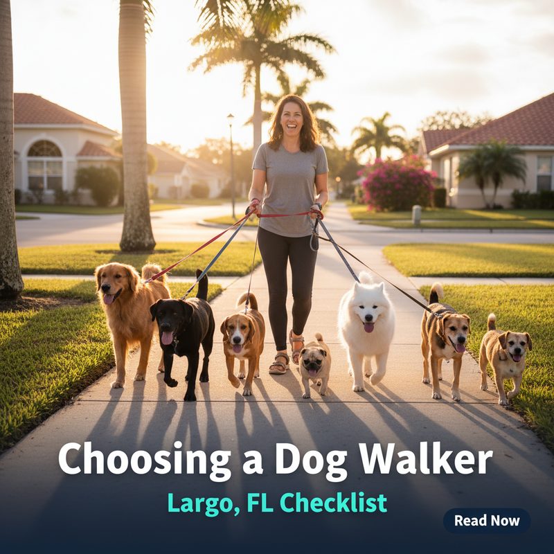 How to Choose the Right Dog Walker in Largo
