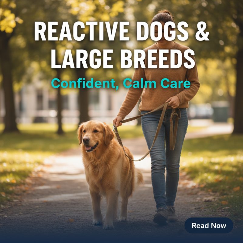 Care for Reactive Dogs and Large Breeds
